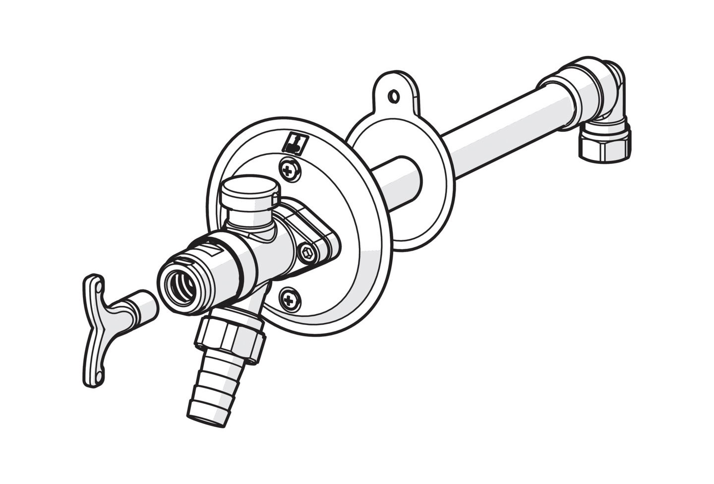 Vesipostiventtiili Oras Osypost NS20 431420