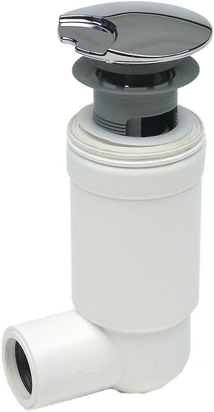 Pesualtaan erikoisvesilukko Vieser 32mm kromattu tulppa