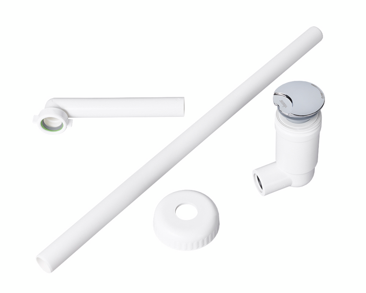 Pesualtaan erikoisvesilukko Vieser 32mm kromattu tulppa