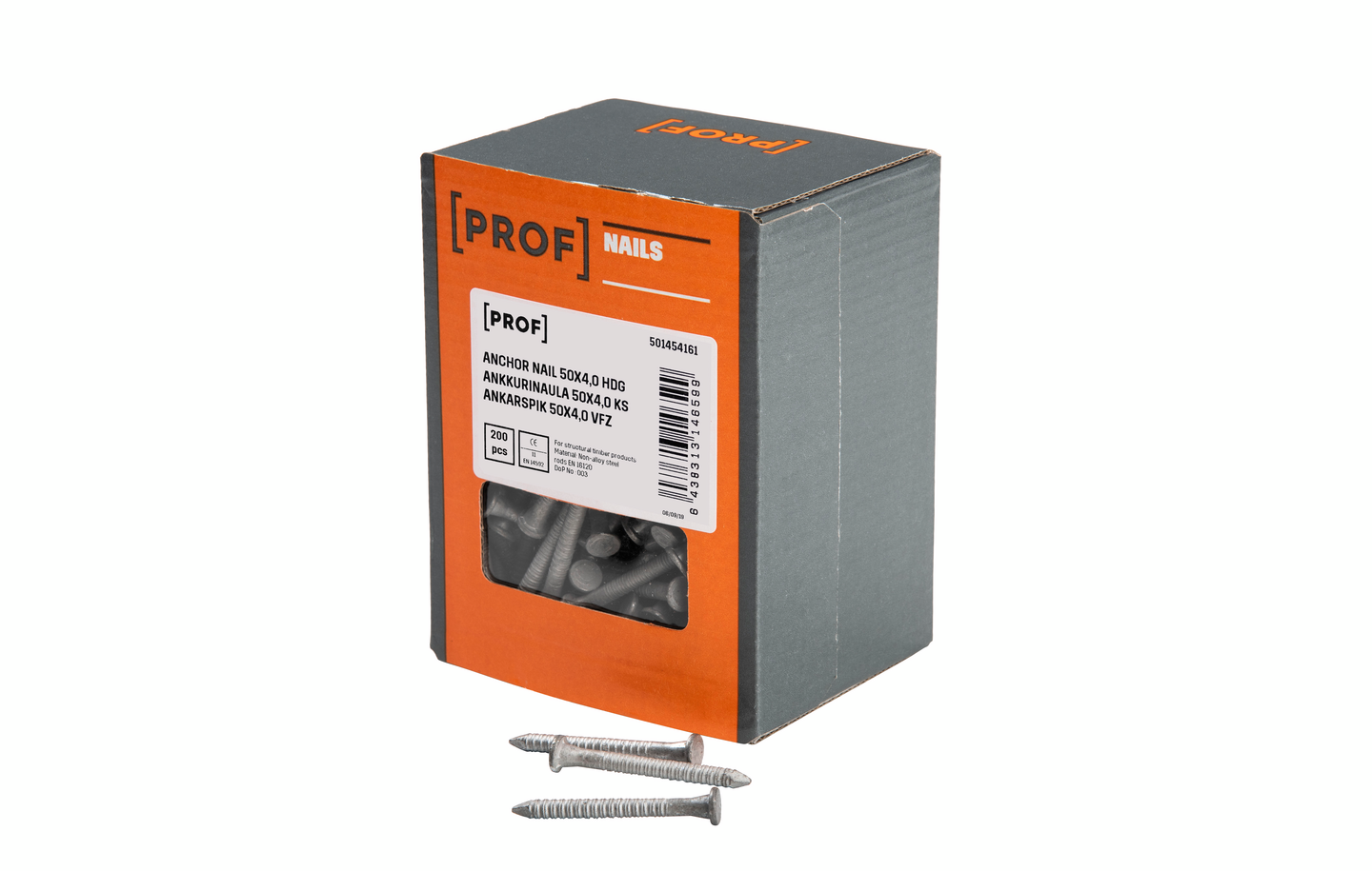 Ankkurinaula PROF 50x4,0mm kuumasinkitty 200kpl rasia