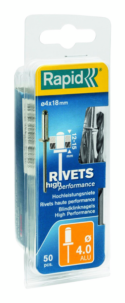 Vetoniitti Rapid 4,0x18mm High Performance 50kpl