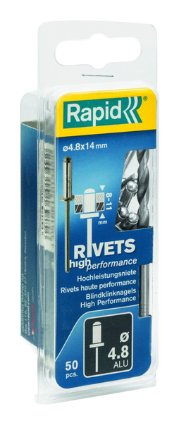 Vetoniitti Rapid 4,8x14mm High Performance 50kpl