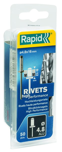 Vetoniitti Rapid 4,8x16mm High Performance 50kpl