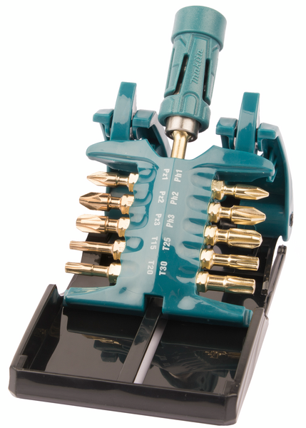 Ruuvauskärkisarja Makita 11-os. PH/PZ/TX 25mm Impact B-30754