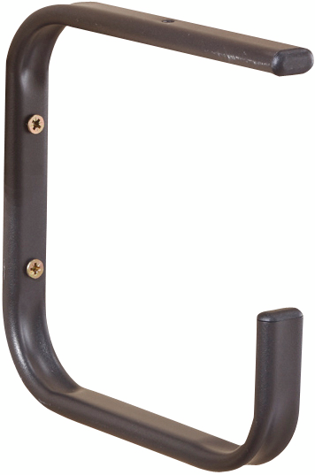 U-koukku Pisla soikea 30/15-200x200mm musta