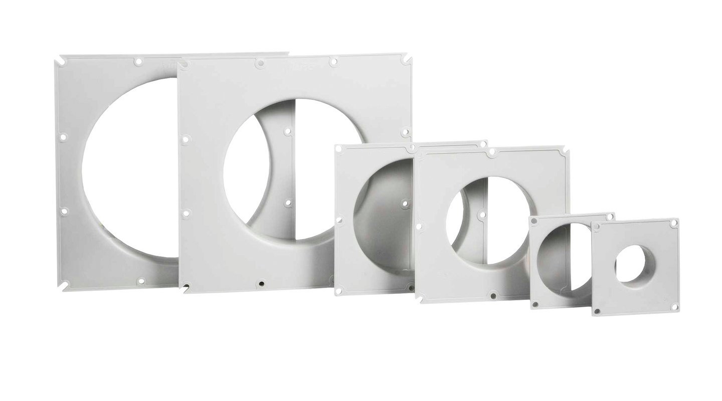 Putkiyhde VILPE 160mm säleikkö 240x240mm