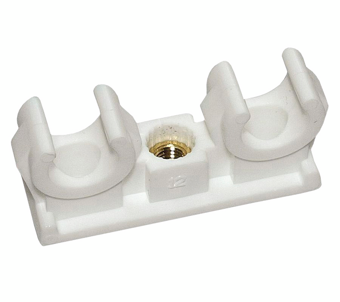 KLAMMER 2-DELAD 10MM PLAST 5 S PROF