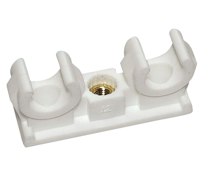 KLAMMER 2-DELAD 12MM PLAST PRO PROF