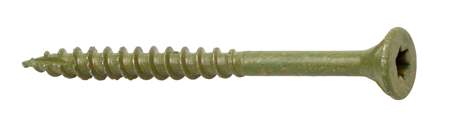 Terassiruuvi PROF 4,5x55 rst T20 vihreä 200kpl