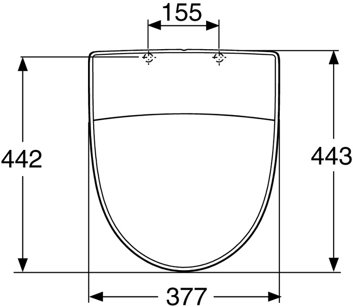 Wc-istuinkansi IDO Seven D 9113001001 pehmeä valkoinen