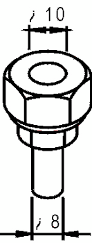 Asennusliitin Oras 8/10mm 281100 2kpl