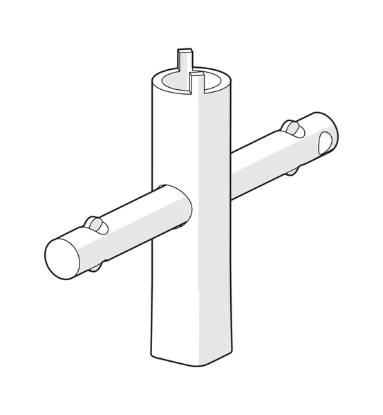Avain vesipostiventtiiliin Oras hanavaraosa 063071