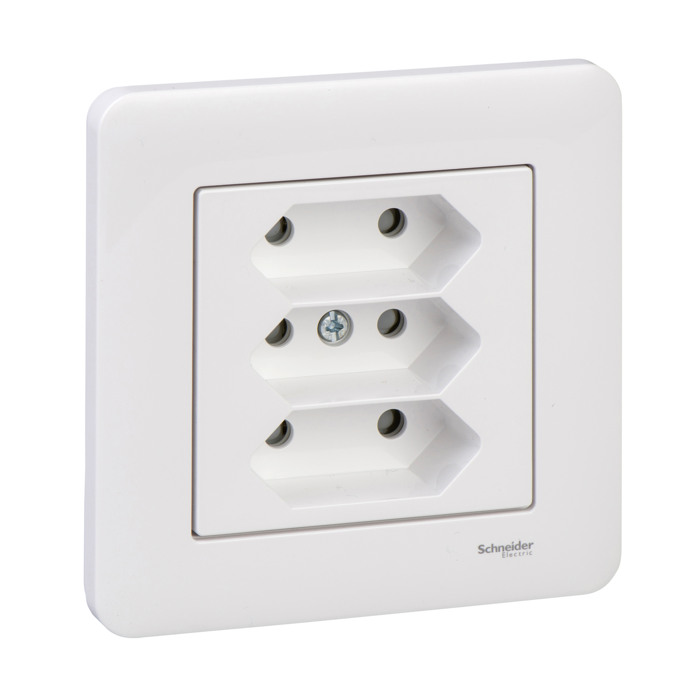 Uppopistorasia Schneider Electric Exxact 3-osainen euro valkoinen