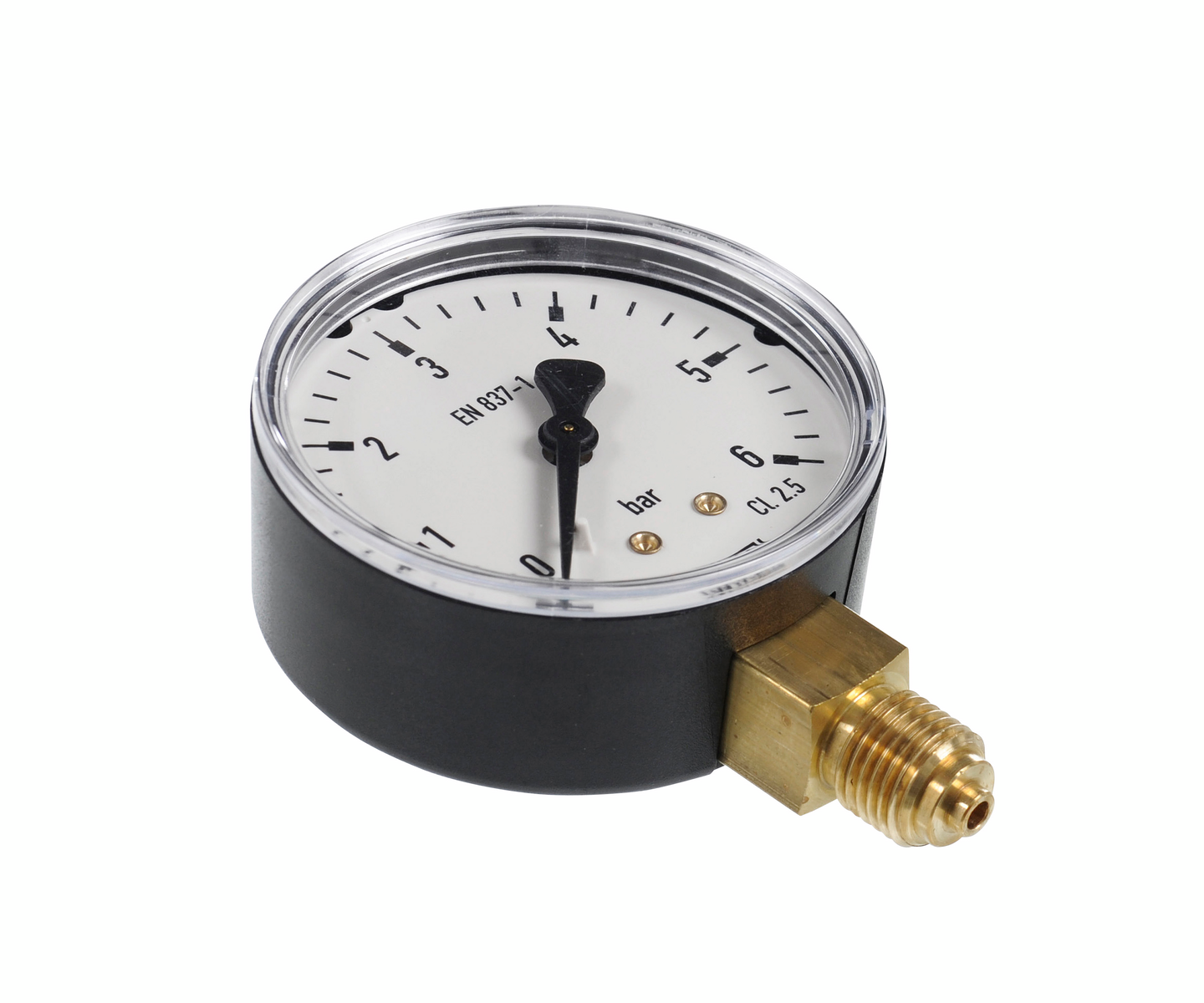 MANOMETER 1/4 X 64 MM 0-6 BAR PROF