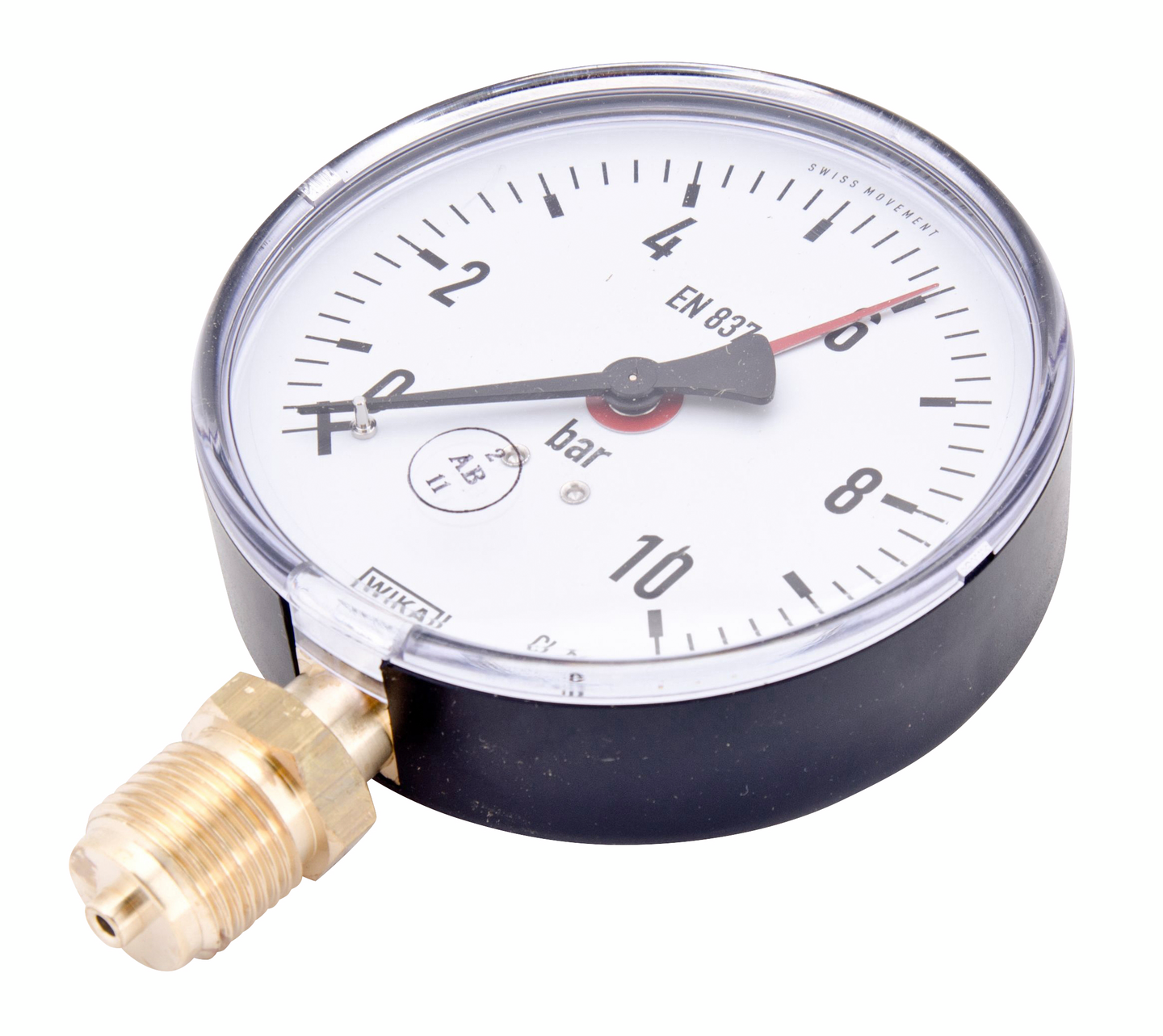 MANOMETER 1/4 X 64 MM 0-6 BAR PROF