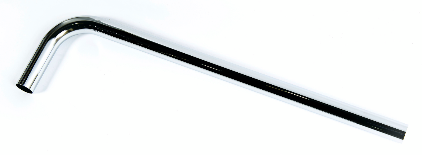 Vesilukon lattiaputki PROF 150x610 kromi