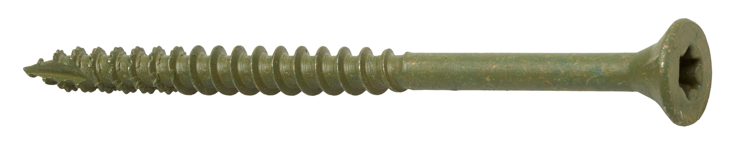 Terassiruuvi PROF 6x90 rst T30 vihreä 100kpl