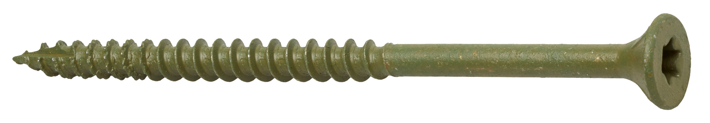 Terassiruuvi PROF 6x100 rst T30 vihreä 100kpl