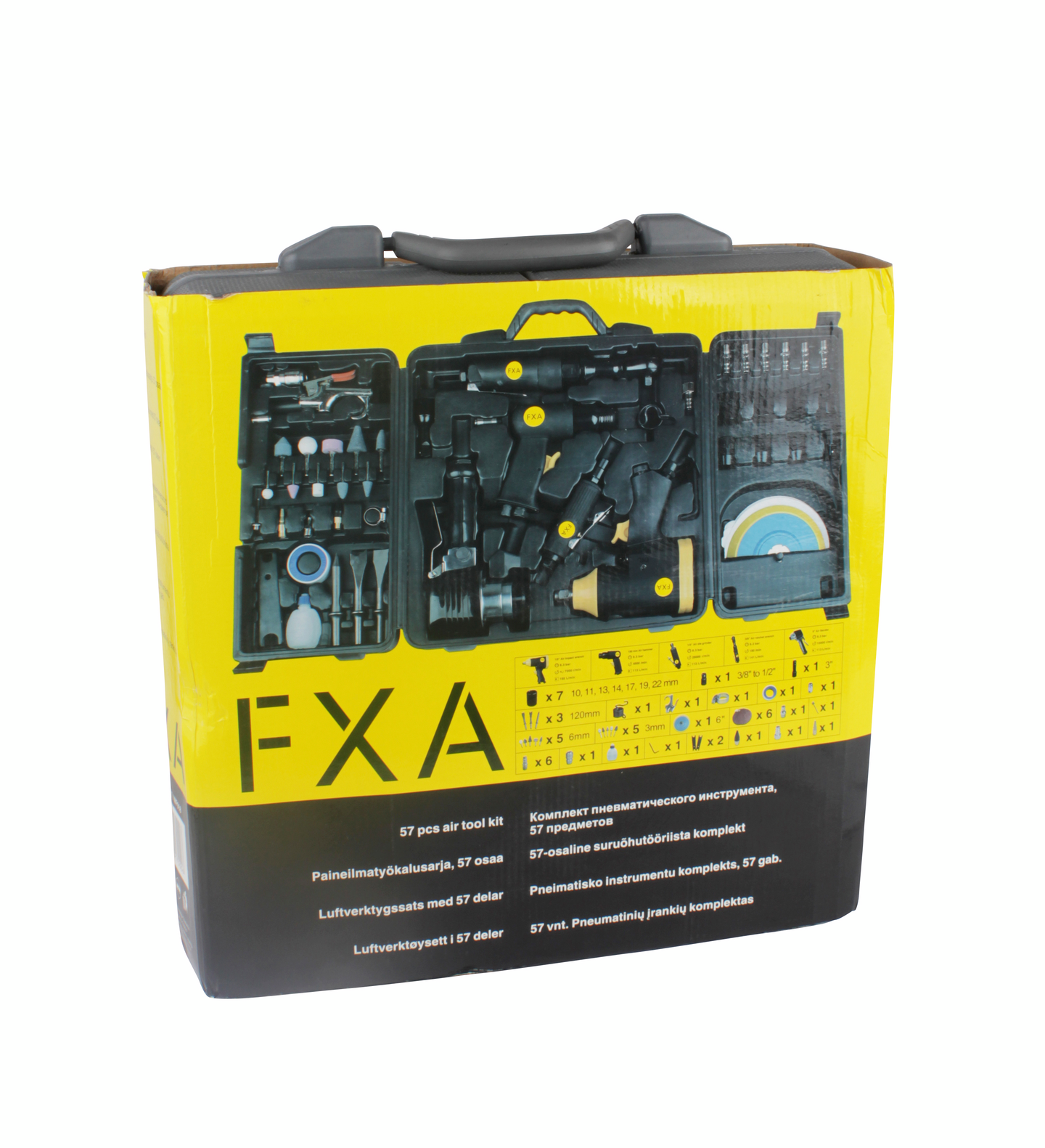 Paineilmatyökalusarja FXA 57-osainen