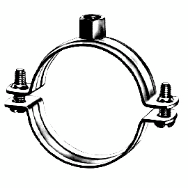 Ilmastointisanka mutterilla PROF M8/10-160mm sinkki