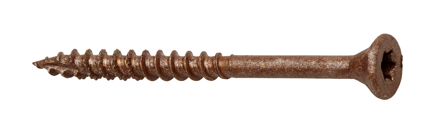 Terassiruuvi PROF 4x50 rst T20 ruskea 250kpl