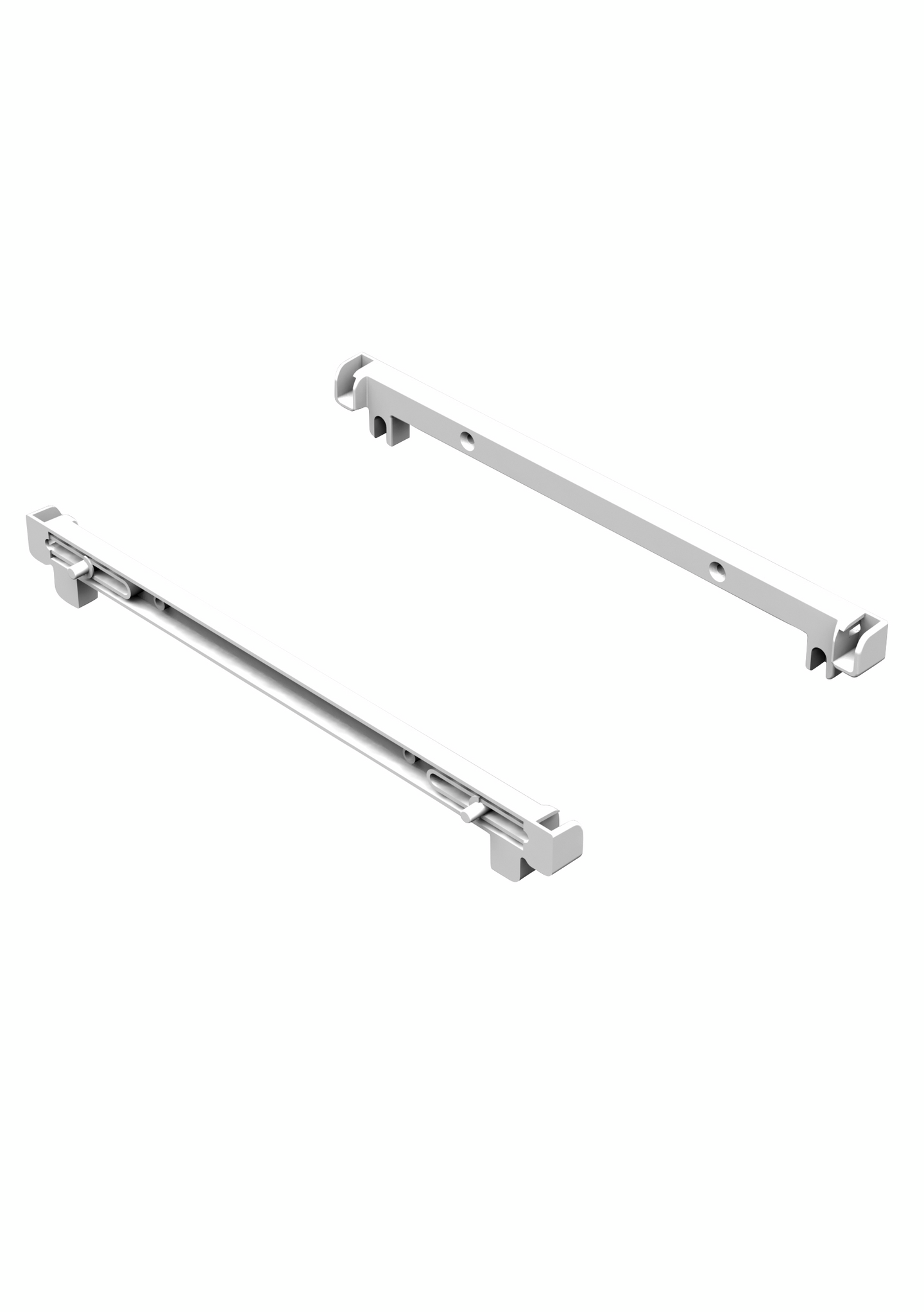 Hyllyn kannatinlista LM 99 valkoinen IP 2kpl