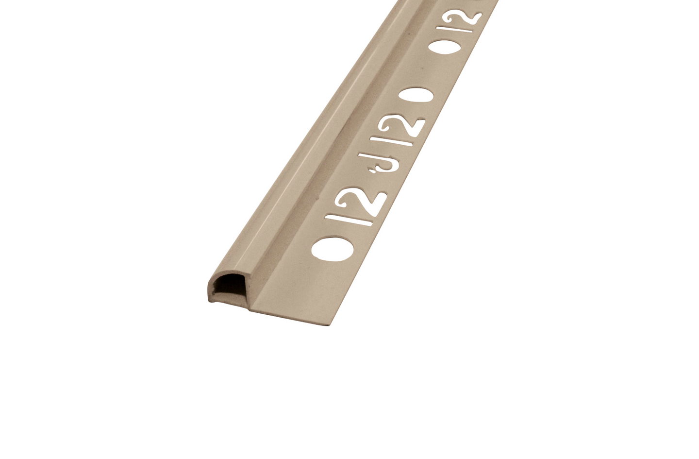 Laattalista 12mm 2,5m muovia 6525 beige