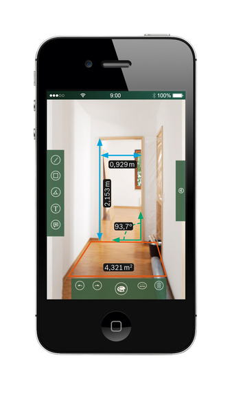 Etäisyysmittalaite Bosch PLR 30 Connect