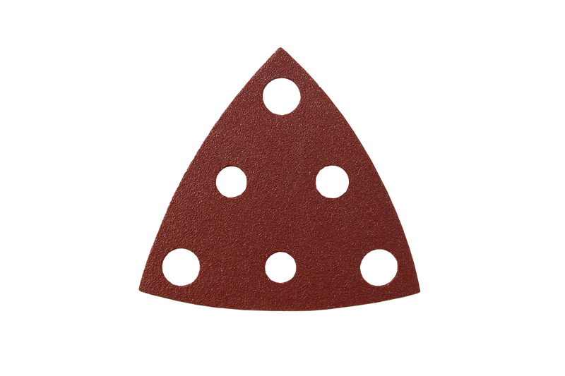 Hiomakolmio Mirka punainen 81x81x81mm tarra 6R 180 5kpl
