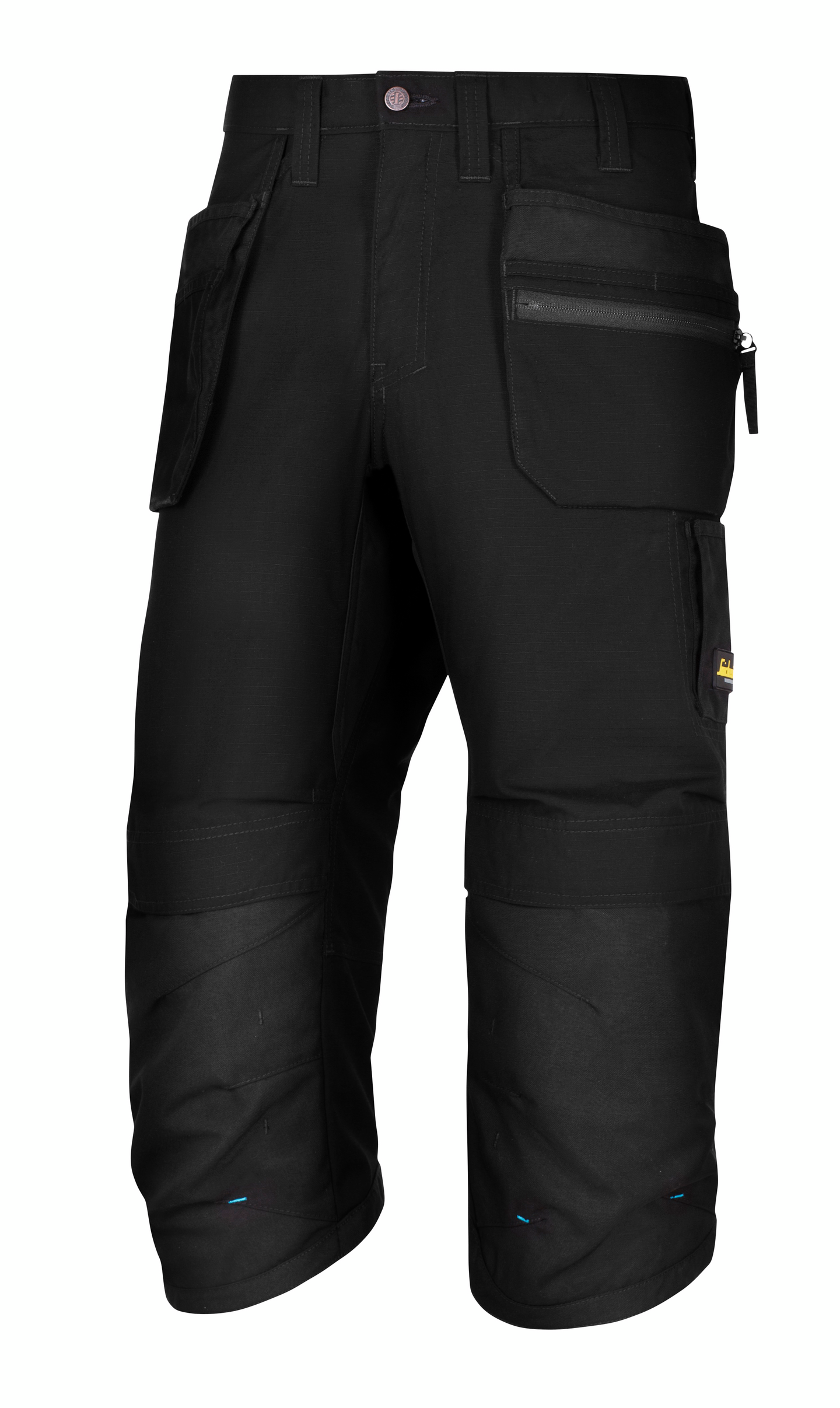 3/4-housut Snickers LiteWork+ 6103-0404 musta