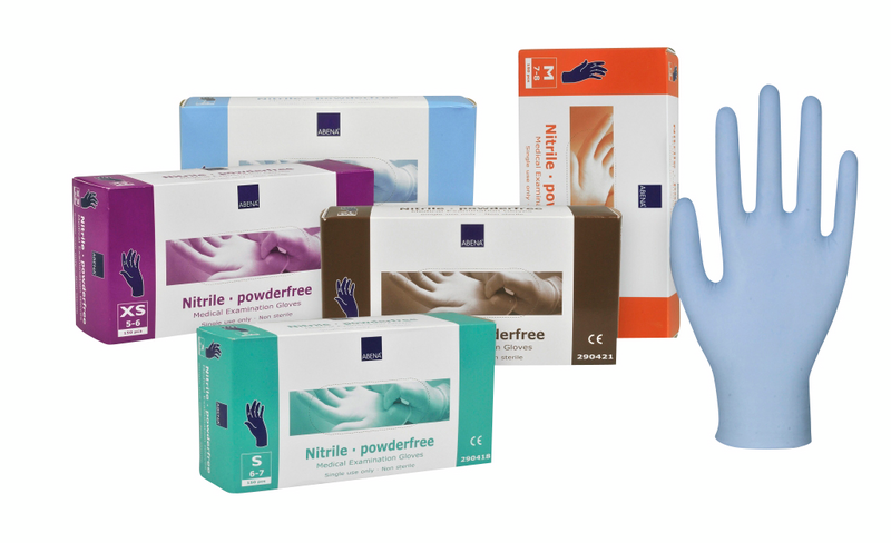 Kertakäyttökäsineet Abena 290420 Classic sininen nitriili 150kpl