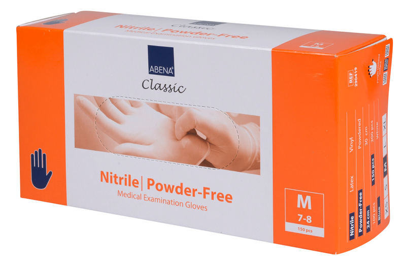 Kertakäyttökäsineet Abena 290420 Classic sininen nitriili 150kpl