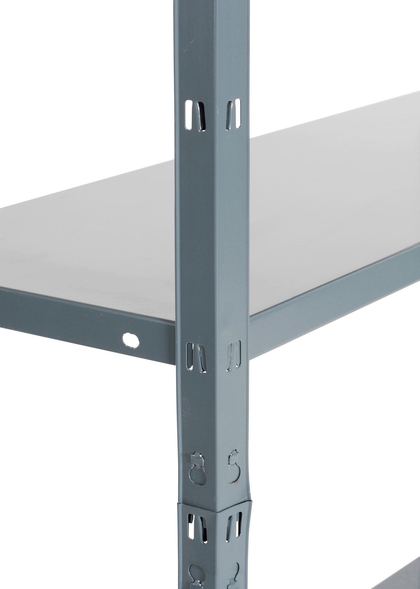 Varastohylly PROF 150x75x30cm/4 hyllyä/50kg harmaa