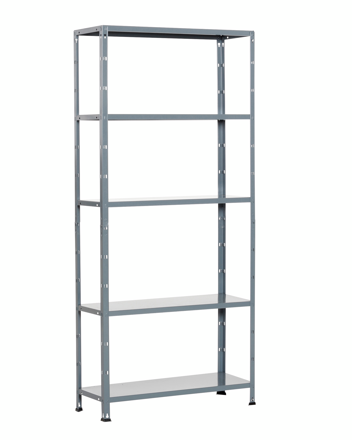 Varastohylly PROF 180x80x30cm/5 hyllyä/50kg harmaa