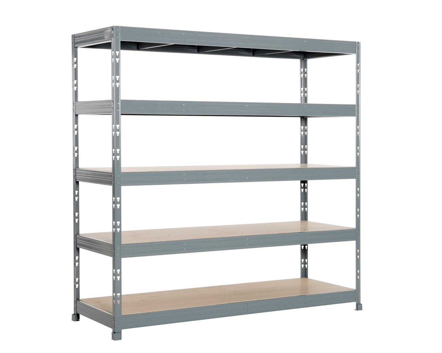 Varastohylly PROF 200x200x70cm/5 hyllyä/500kg harmaa