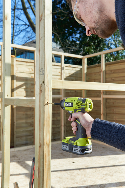 Akkuiskuruuvinväännin Ryobi R18ID3-0 18V ONE+ runko