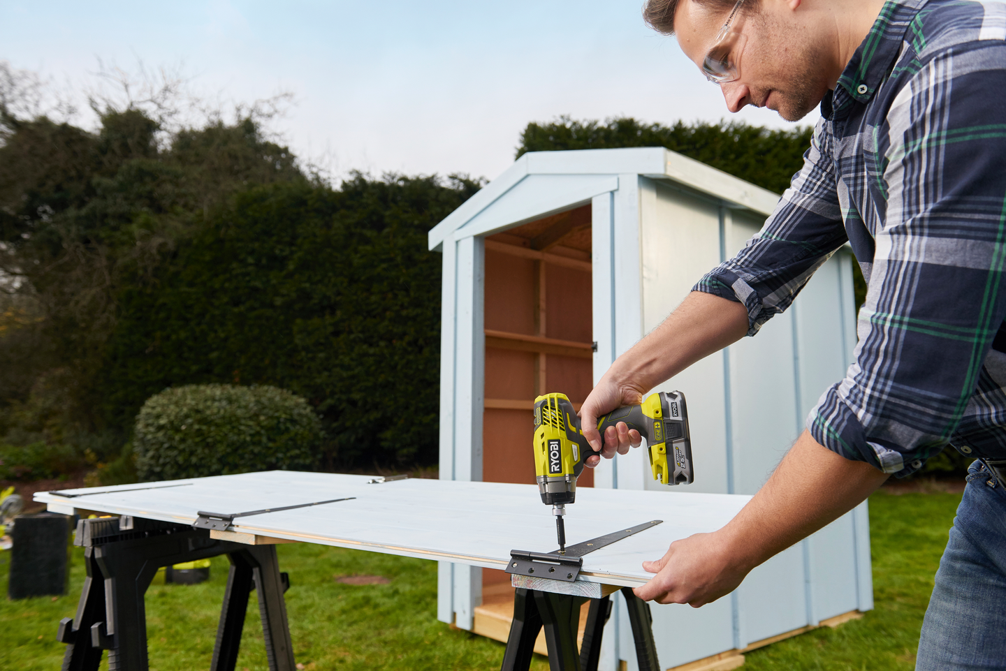 Akkuiskuruuvinväännin Ryobi R18ID3-0 18V ONE+ runko