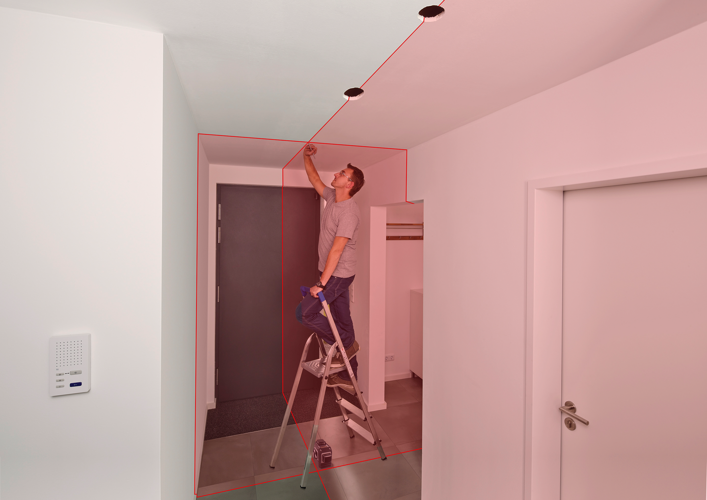 Linjalaser Laserliner CompactPlane-Laser 3D