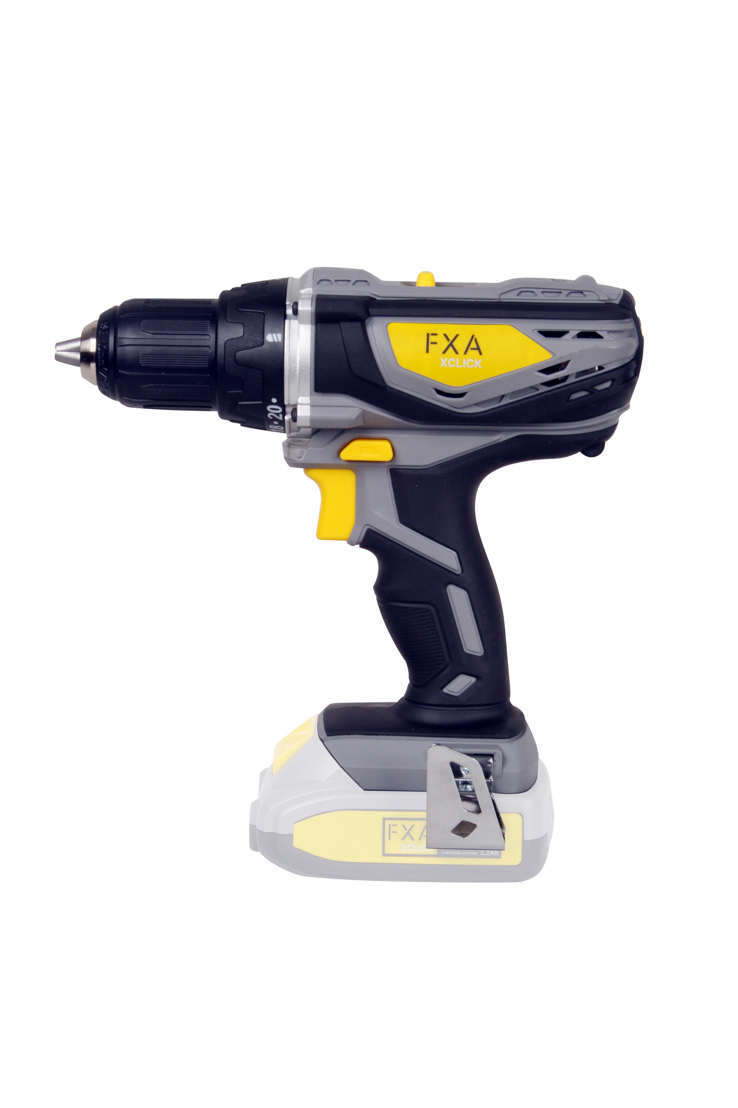 Akkuporakone FXA 18V XCLICK runkoversio ilman akkua