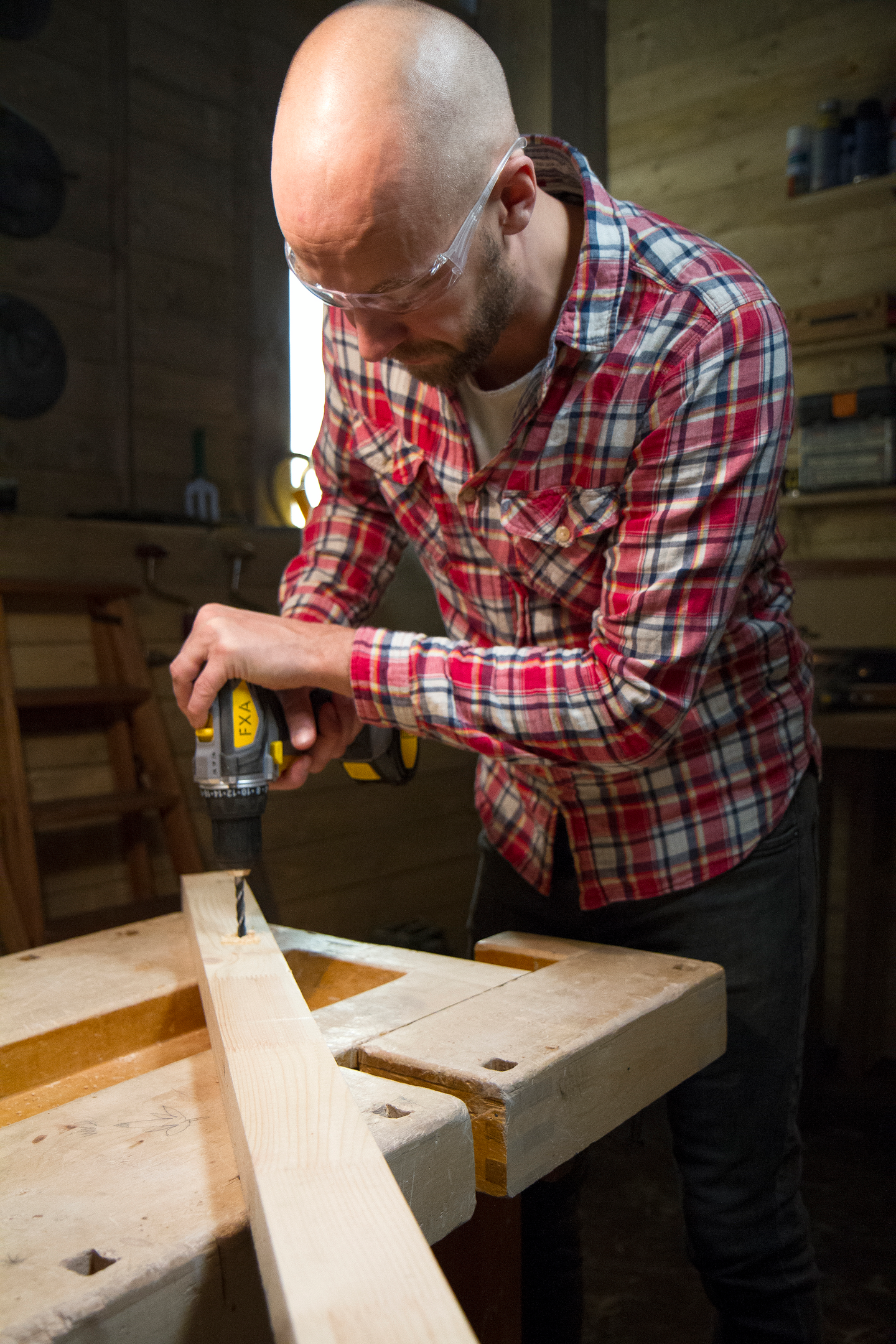 Akkuporakone FXA 18V XCLICK runkoversio ilman akkua