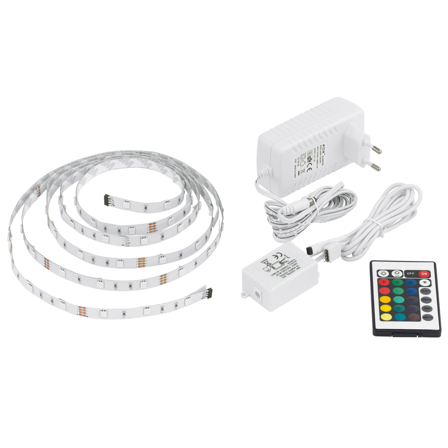 Led-nauhasetti EGLO RGB 3m 13,5W 250lm