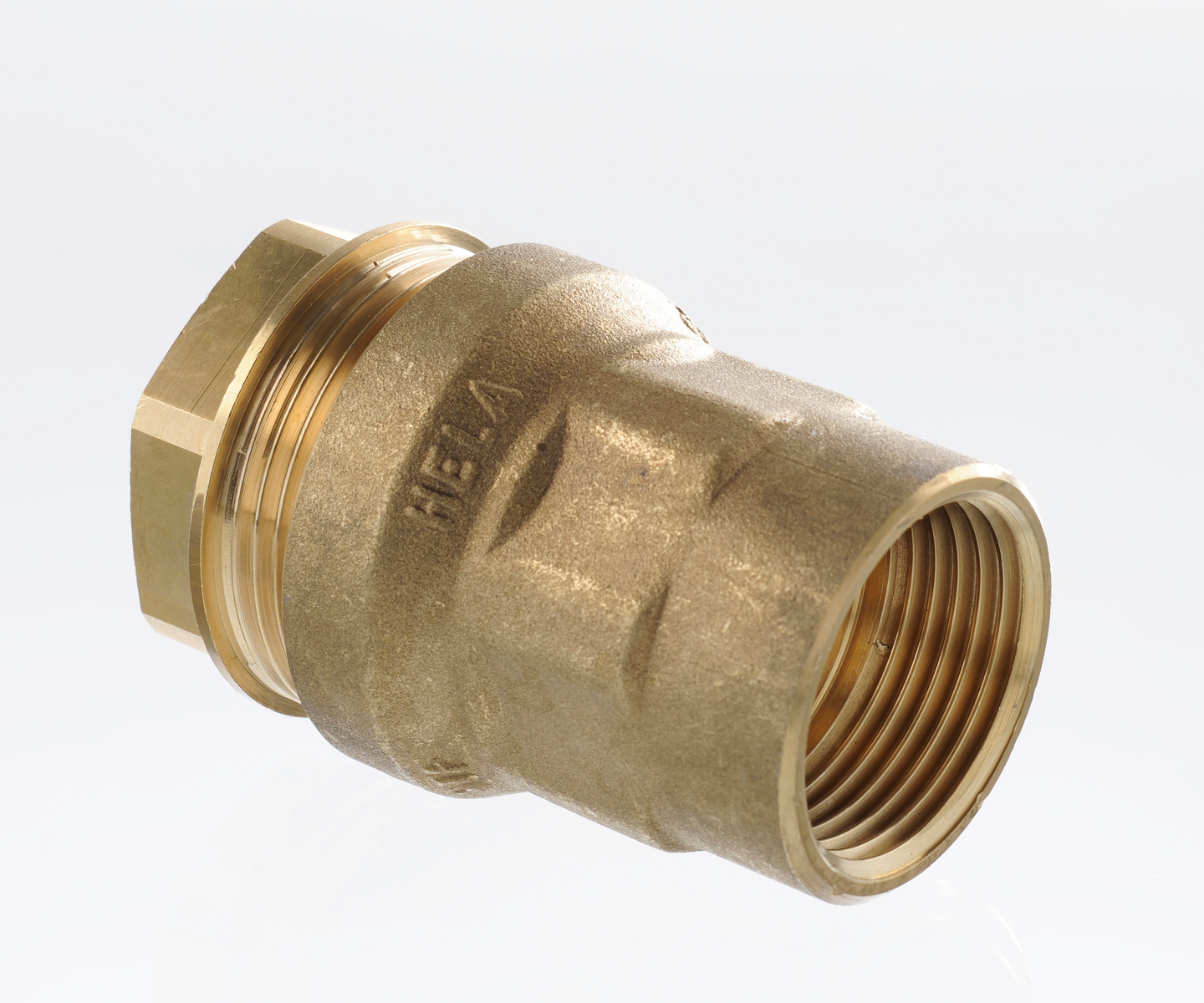 PEMKOPPLING PROF 1X32 RAK IN DZR METALL