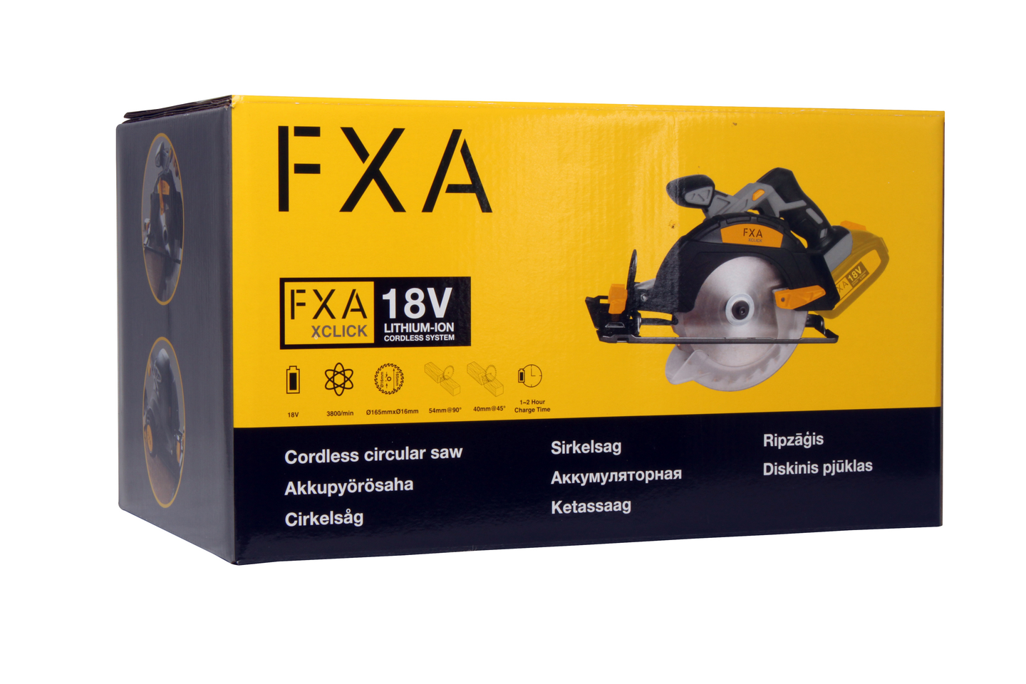 Akkupyörösaha FXA 18V XCLICK runko