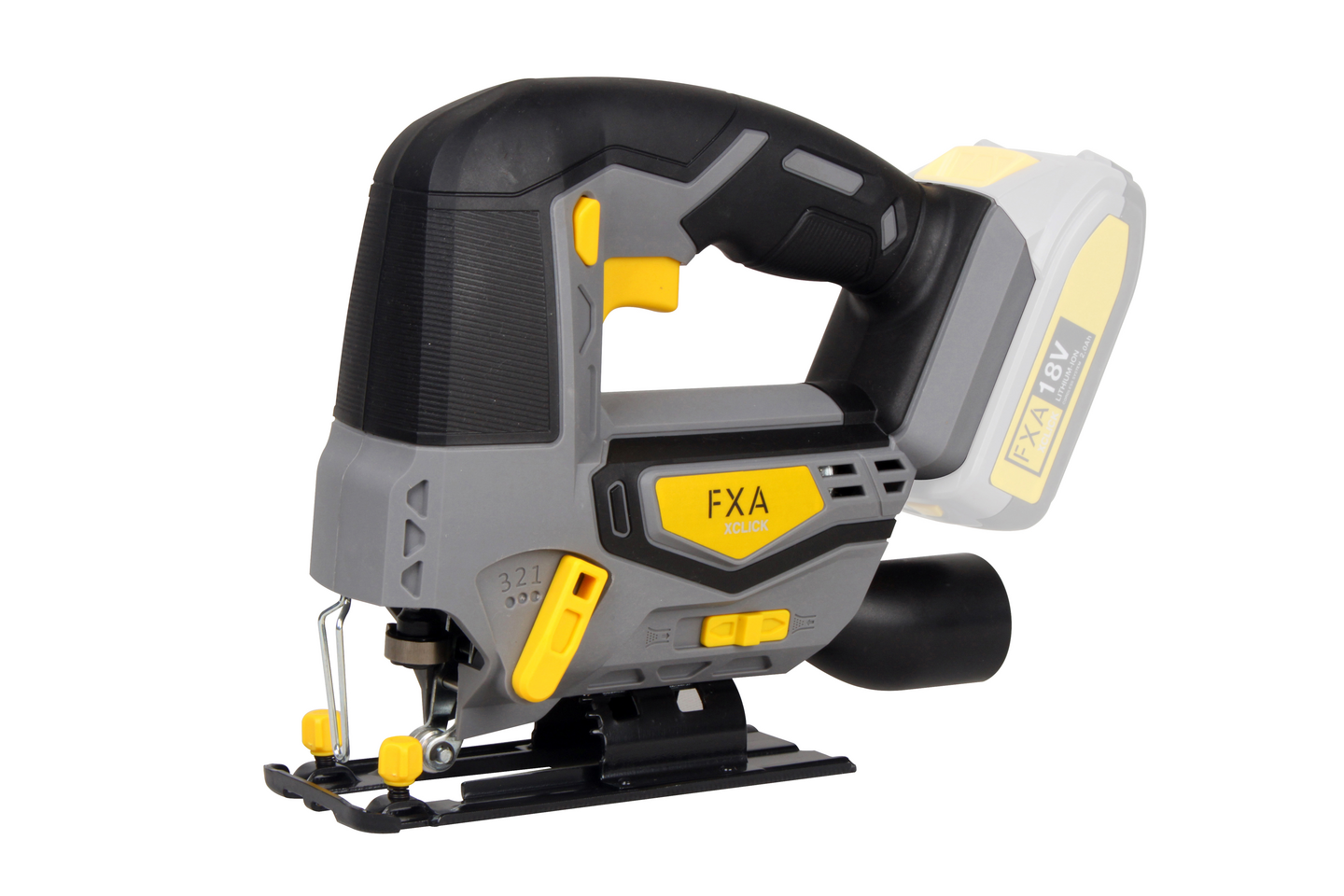 Akkupistosaha FXA 18V XCLICK runkoversio ilman akkua