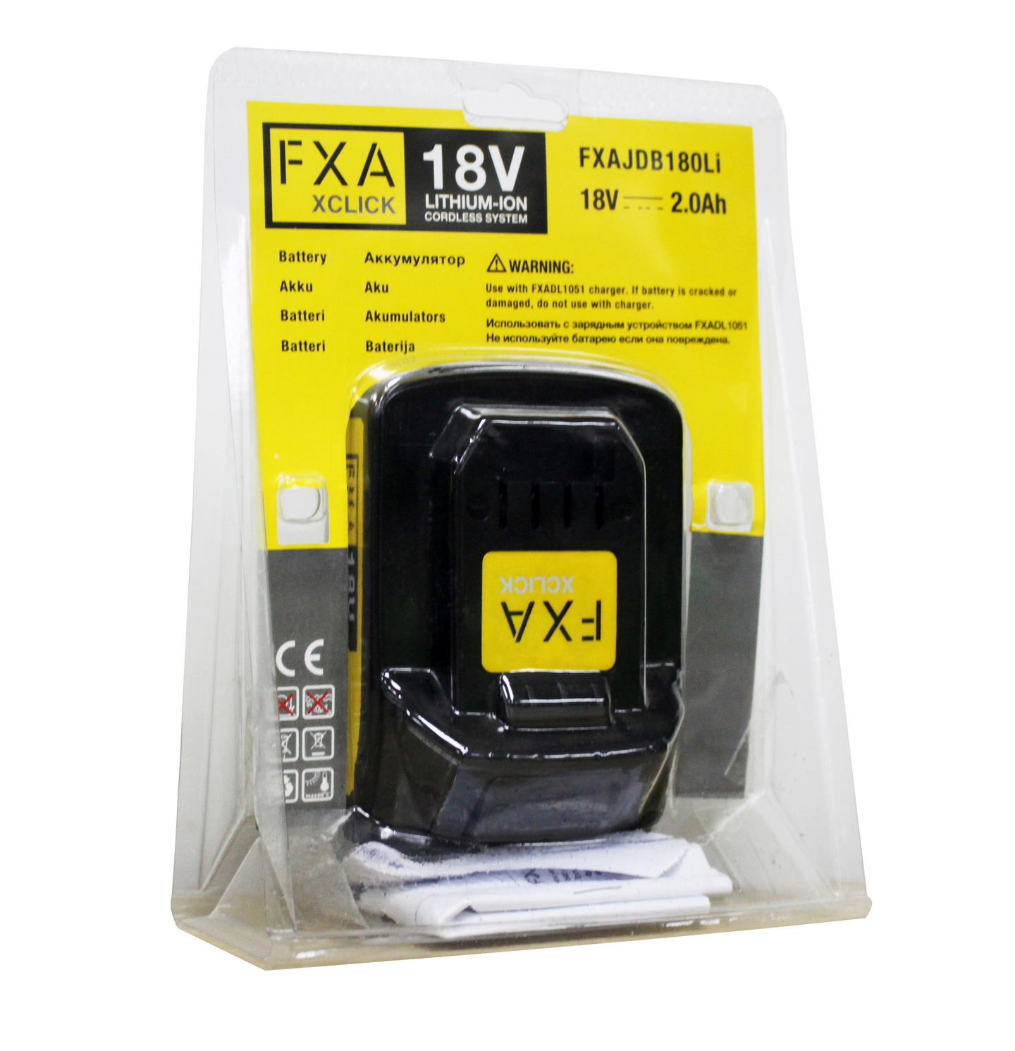 Akku FXA 18V 2,0Ah XCLICK