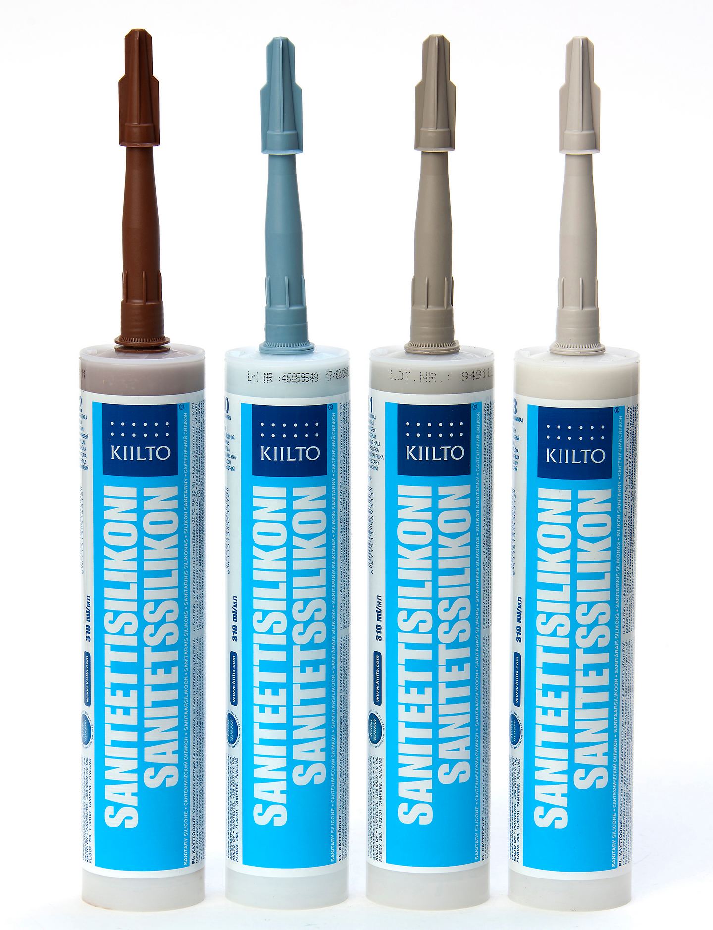 Saniteettisilikoni Kiilto Pro Sanitary Silicone 310 ml 94 smoke