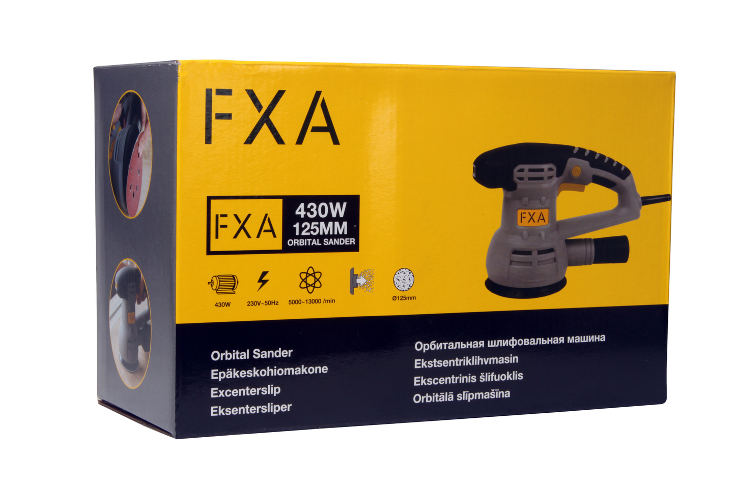 Epäkeskohiomakone FXA 430W 125mm