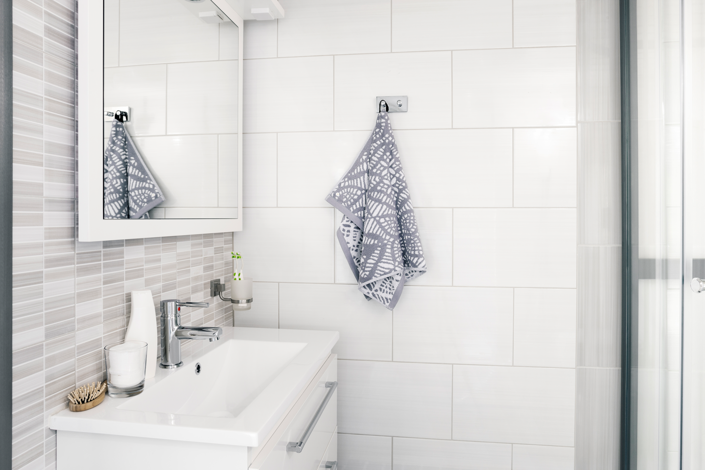 Pyyhekoukku Cello Spa 2-osainen MC011 kromi