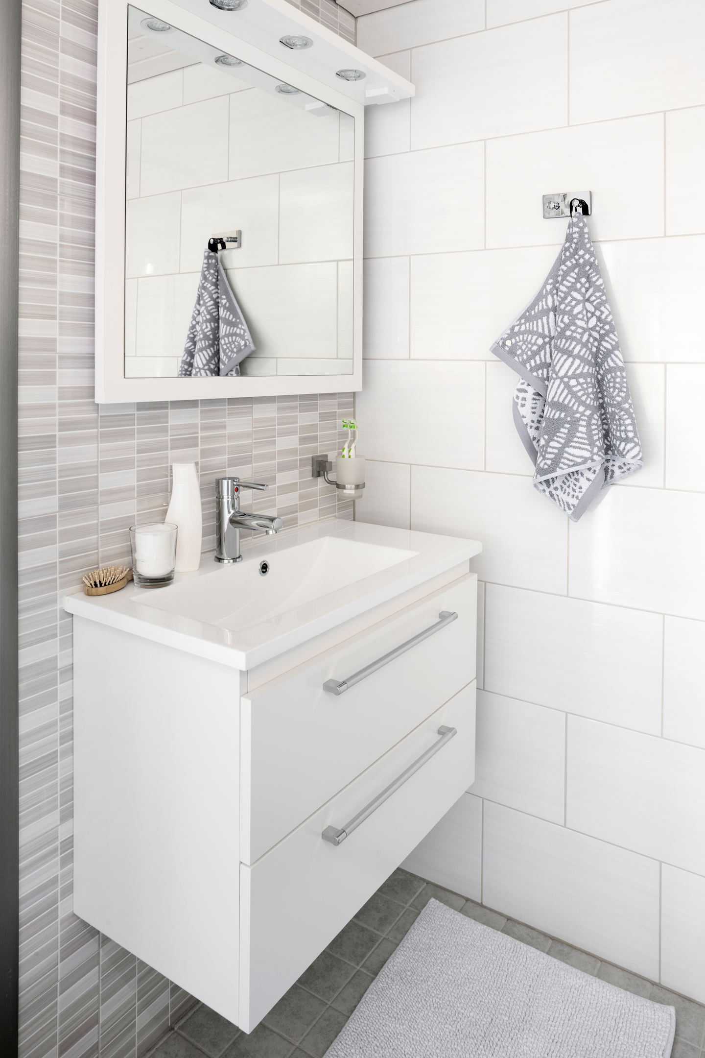 Pyyhekoukku Cello Spa 2-osainen MC011 kromi