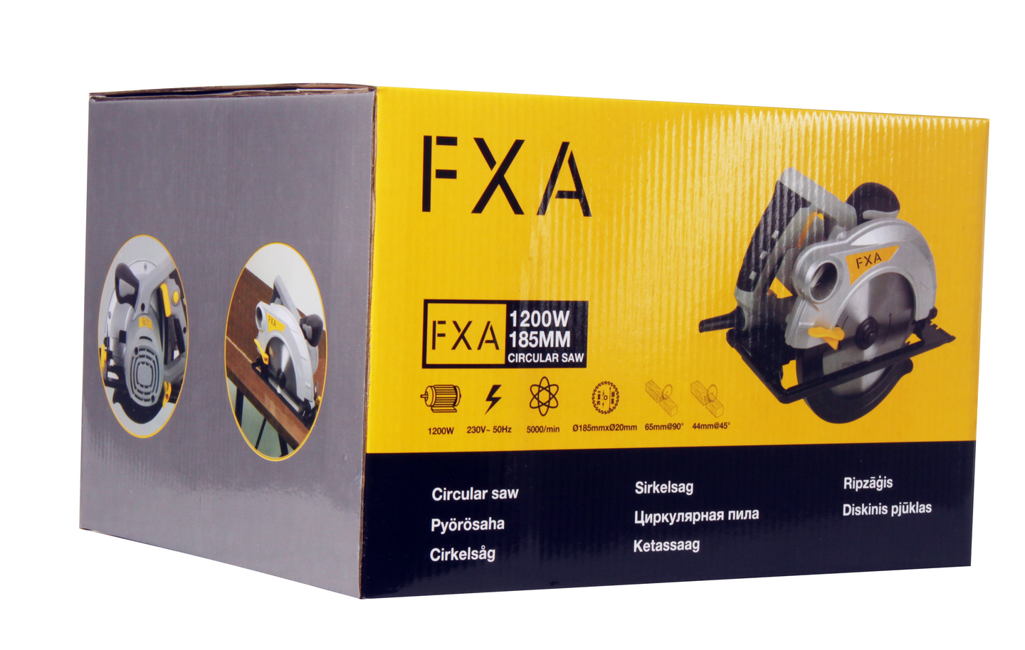 Pyörösaha FXA 1200W 65mm